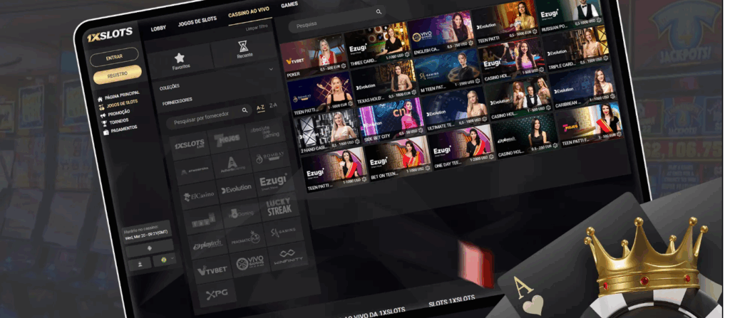 1xSlot Arayüz Tasarımı